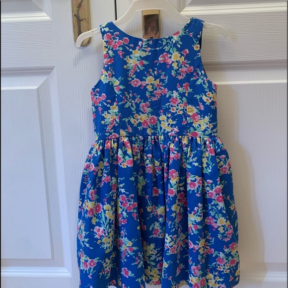 Floral dress by Polo Ralph Lauren. Excellent condition. Buttons in back. Size 3T - Picture 4 of 6
